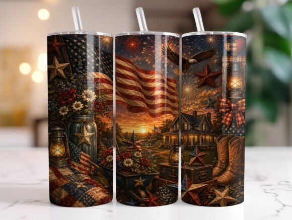 American Eagle Country Flag Tumbler Wrap Review