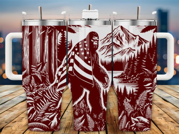 Bigfoot Silhouette 40oz Tumbler: A Designer's Review