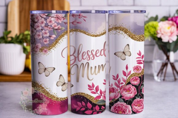 Blessed Mum Floral Glitter: A Designer's Review