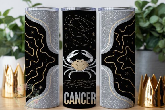 Cancer Zodiac Glitter 20oz Tumbler Wrap Review