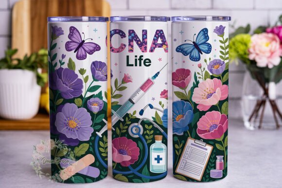CNA Life Floral Butterflies 20oz Tumbler Review