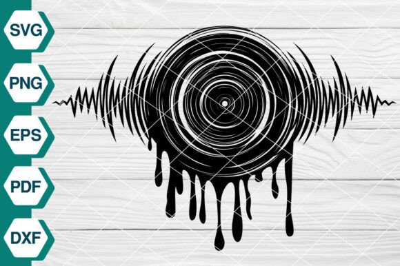Dripping Vinyl Record SVG: A Designer's Review