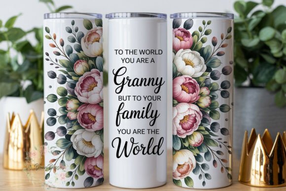 Elegant Granny Floral 20oz Tumbler Wrap Review