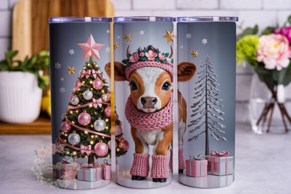 Festive Baby Animal Christmas Tumbler: A Designer's Review