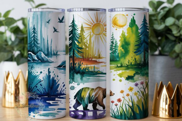 Forest Bear Nature 20oz Tumbler Wrap Review