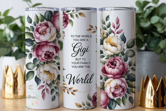 Gigi Floral Watercolor 20oz Tumbler Wrap Review