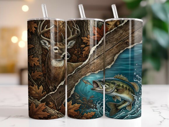 Hunting Fishing Tumbler Wrap: A Designer's Review