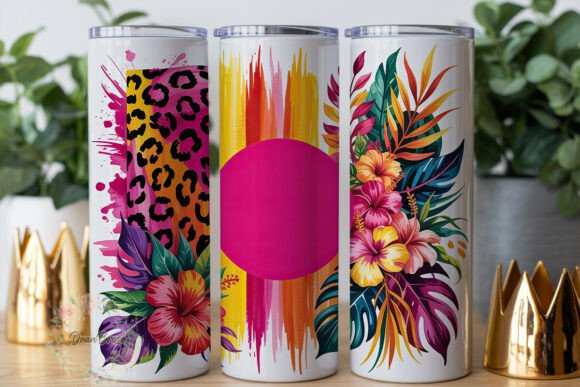 Leopard Tropical Floral 20oz Tumbler Wrap Review