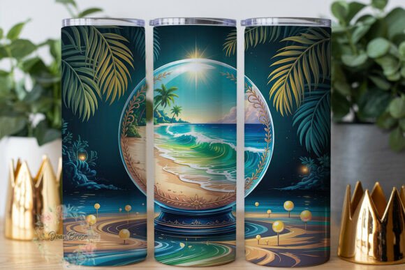 Magic Beach Orb 20oz Tumbler Wrap Review