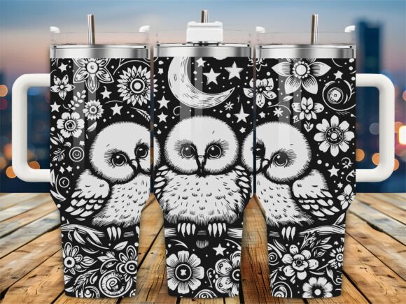 Moon Star Owlet Duo 40oz Tumbler Design Review