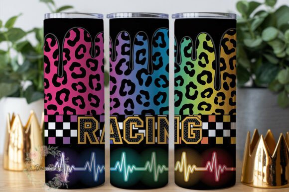 Neon Racing Leopard 20oz Tumbler Wrap Review