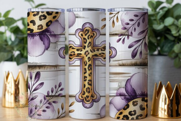 Purple Ornate Cross 20oz Tumbler Wrap Review