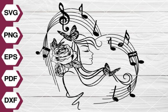 Review: Girl Listening to Music SVG EP620 for Embroidery