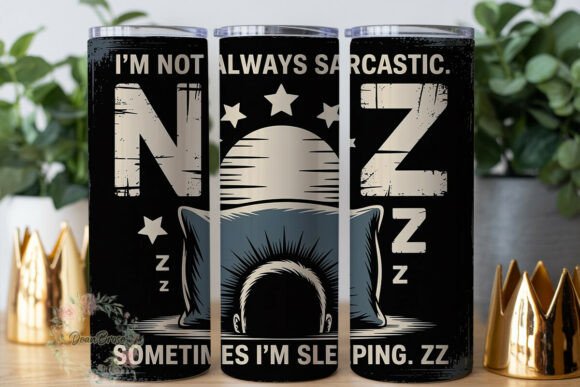 Sarcastic Sleepy Grunge 20oz Tumbler Design Review
