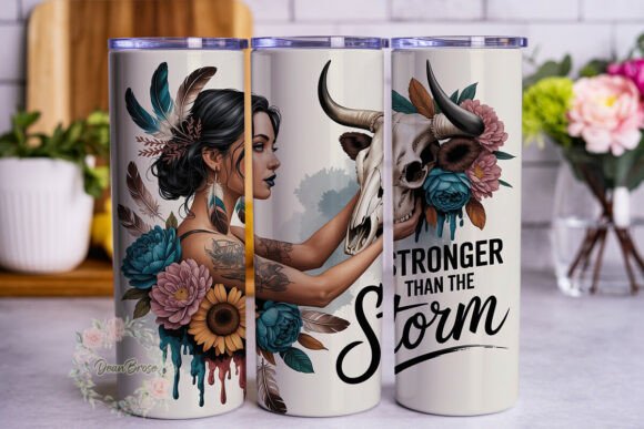 Strong Storm Woman 20oz Tumbler Wrap Review
