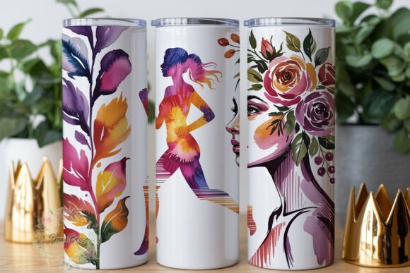 Watercolor Fitness Floral 20oz Tumbler Review