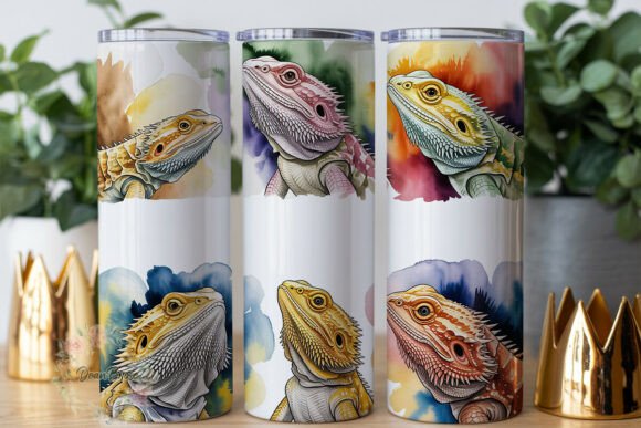 Watercolor Reptile 20oz Tumbler Wrap Review